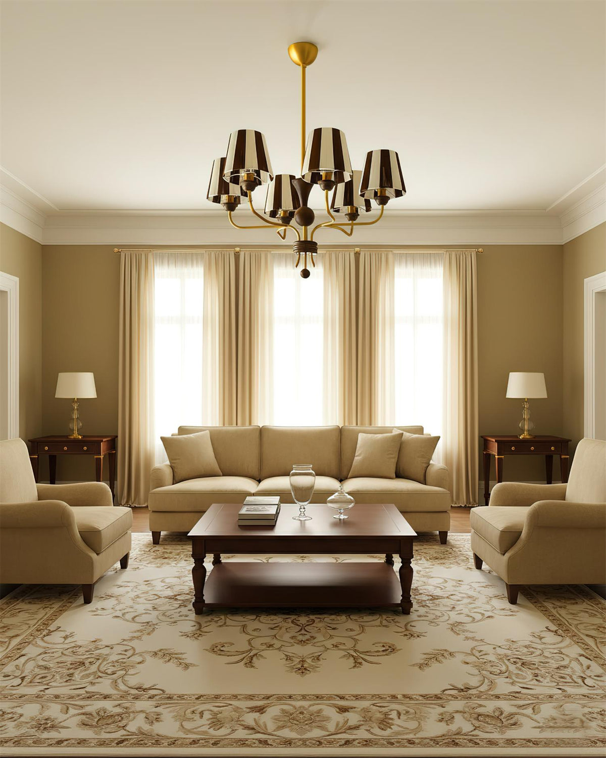 Viraaaine Stripe Chandelier