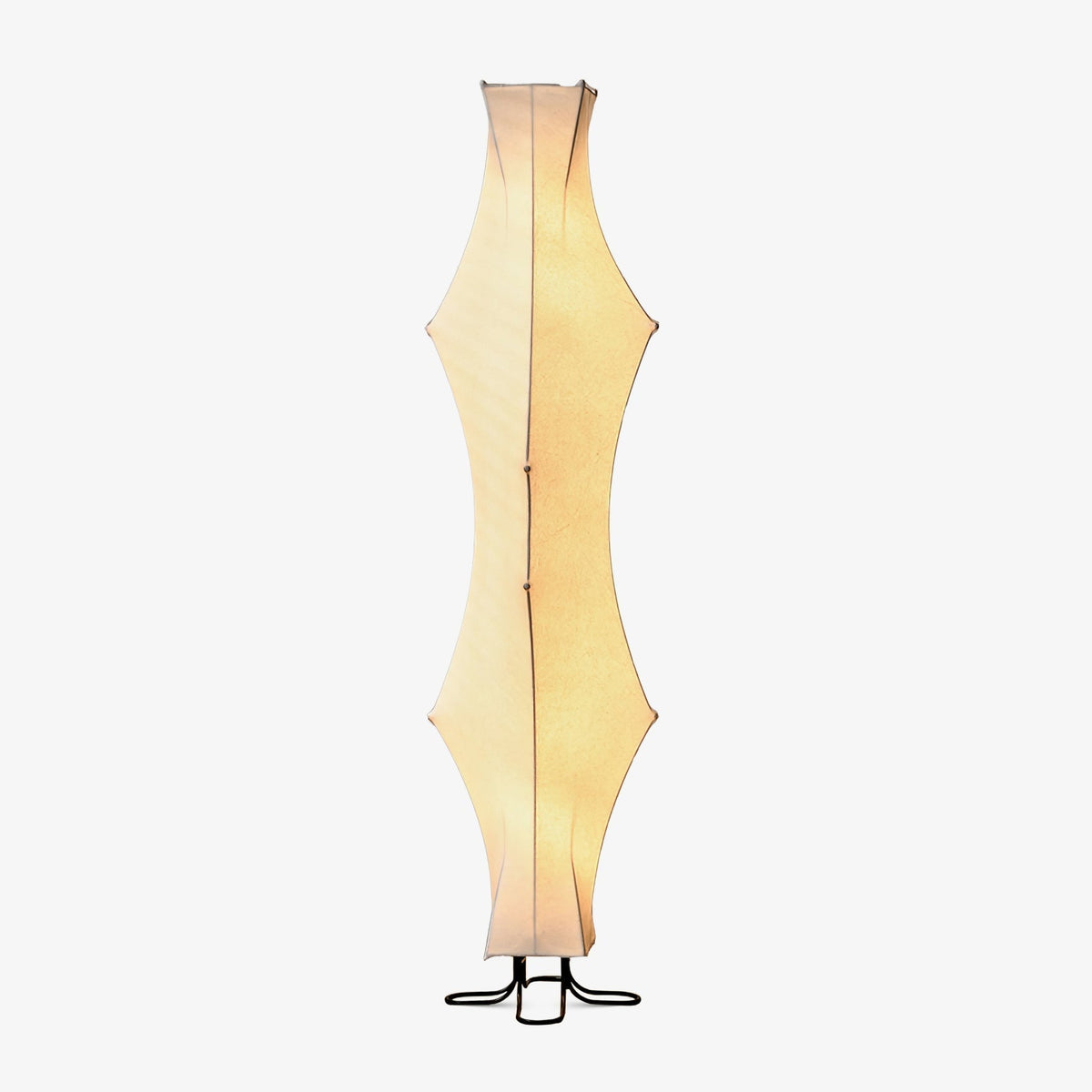 Vela Twist Silk Floor Lamp