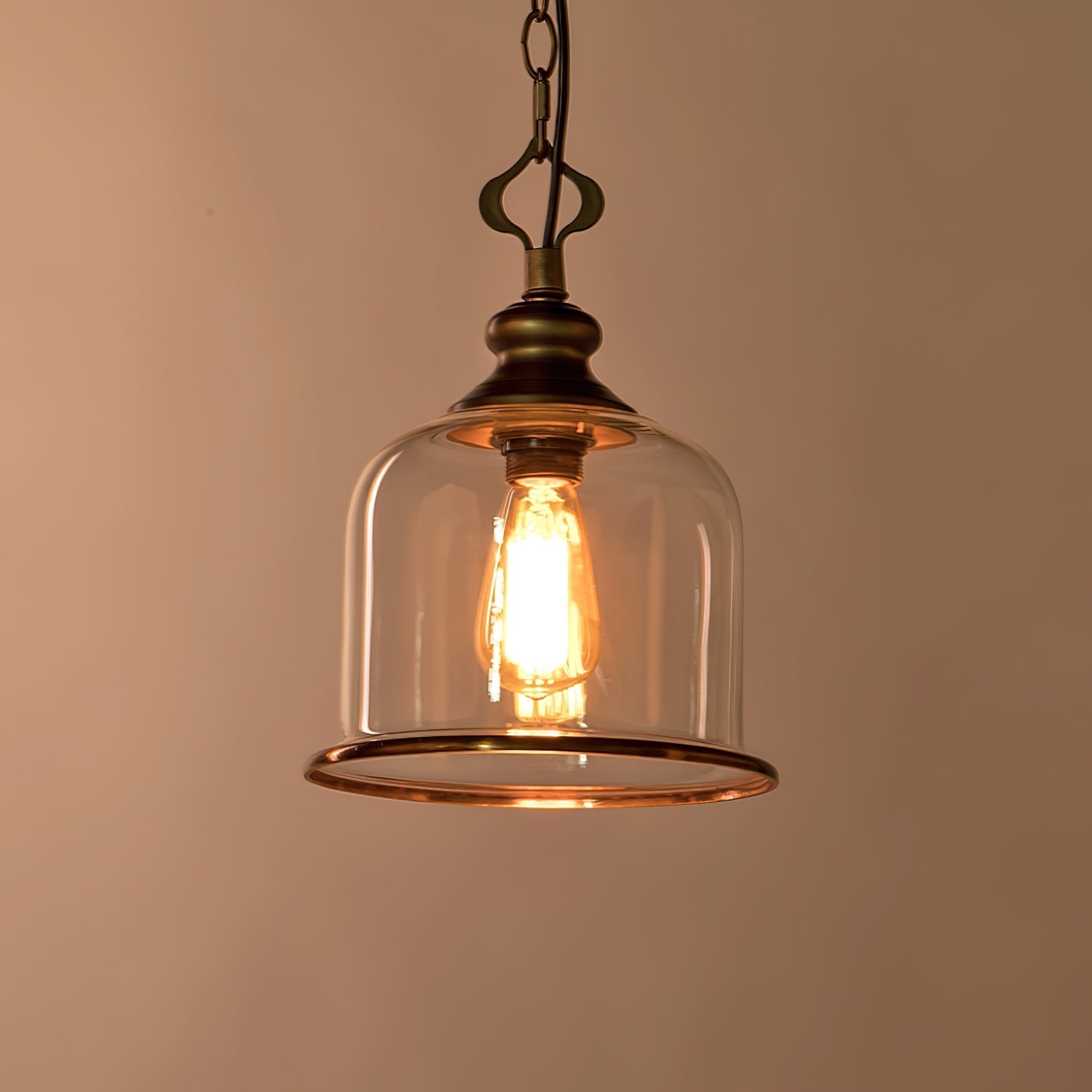 Sysolion Vintage Elegance Glass Pendant Lamp