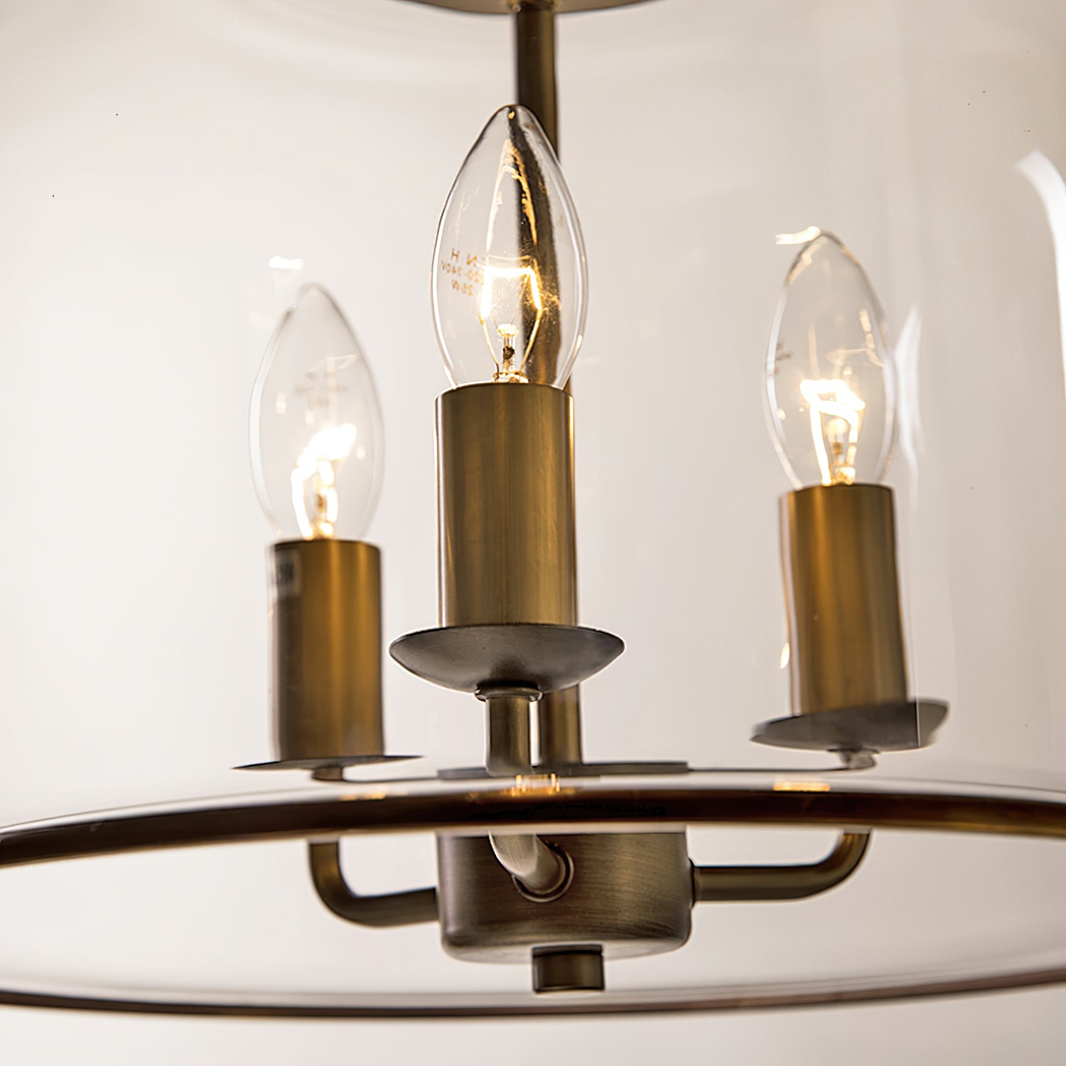 Sysolion Vintage Elegance Glass Pendant Lamp