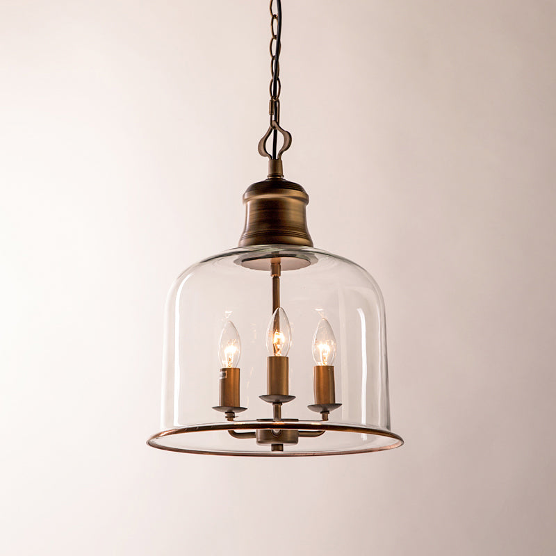 Sysolion Vintage Elegance Glass Pendant Lamp