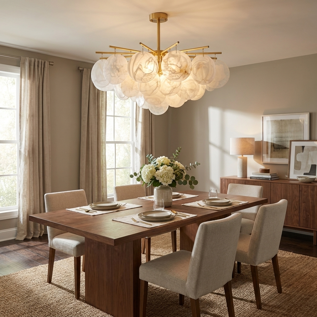 Lintonhurst Alabaster Chandelier