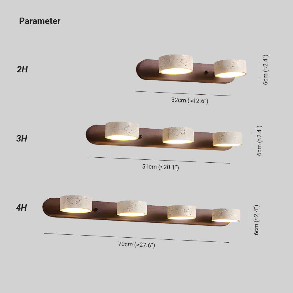 Panepin Travertine Indoor Wall Light Neutral