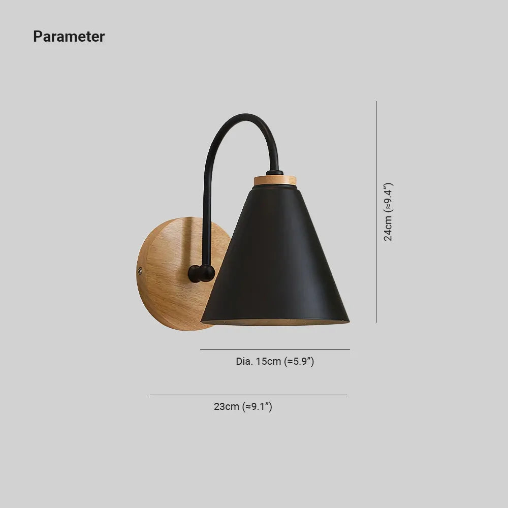 Ravegor Nordic Wood Wall Lamp