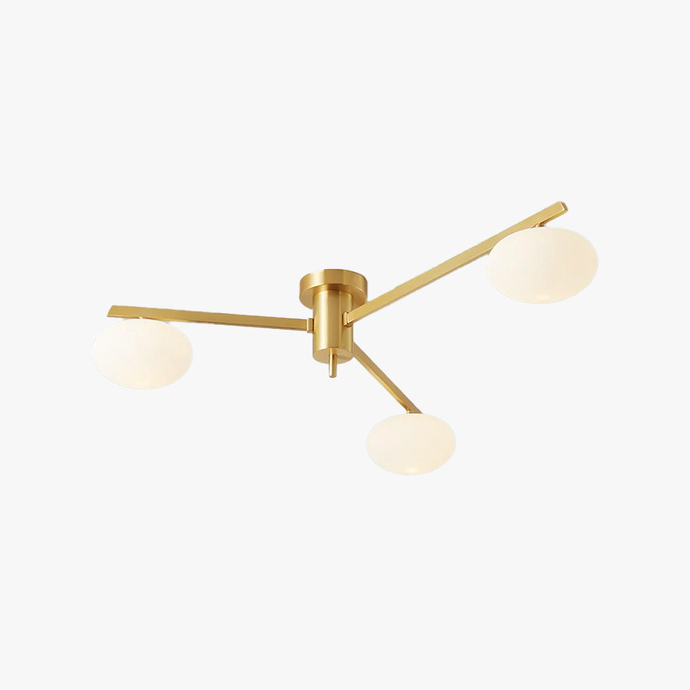Jatolel Modern Glass Black Ceiling Light