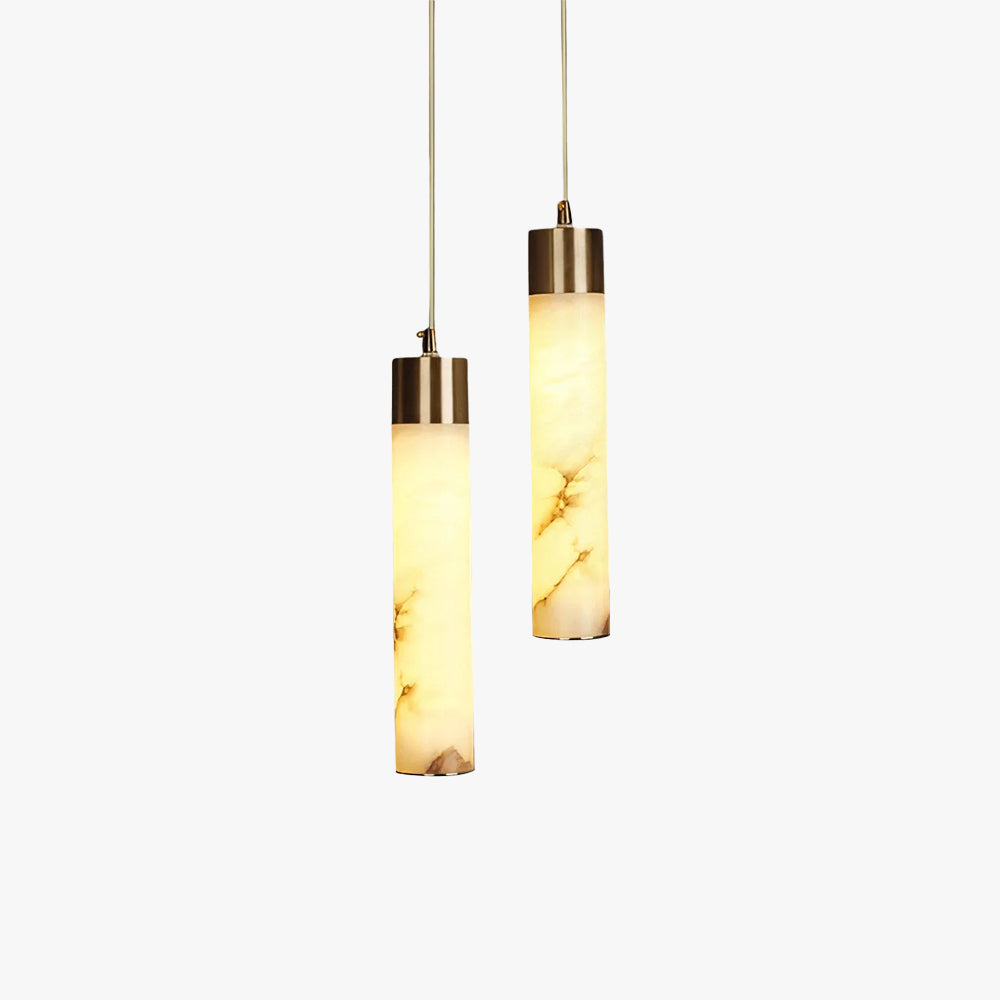 Jumavim White Alabaster Pendant Light