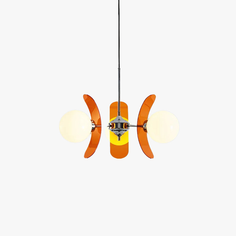 Silisur Chandelier Brown &Orange