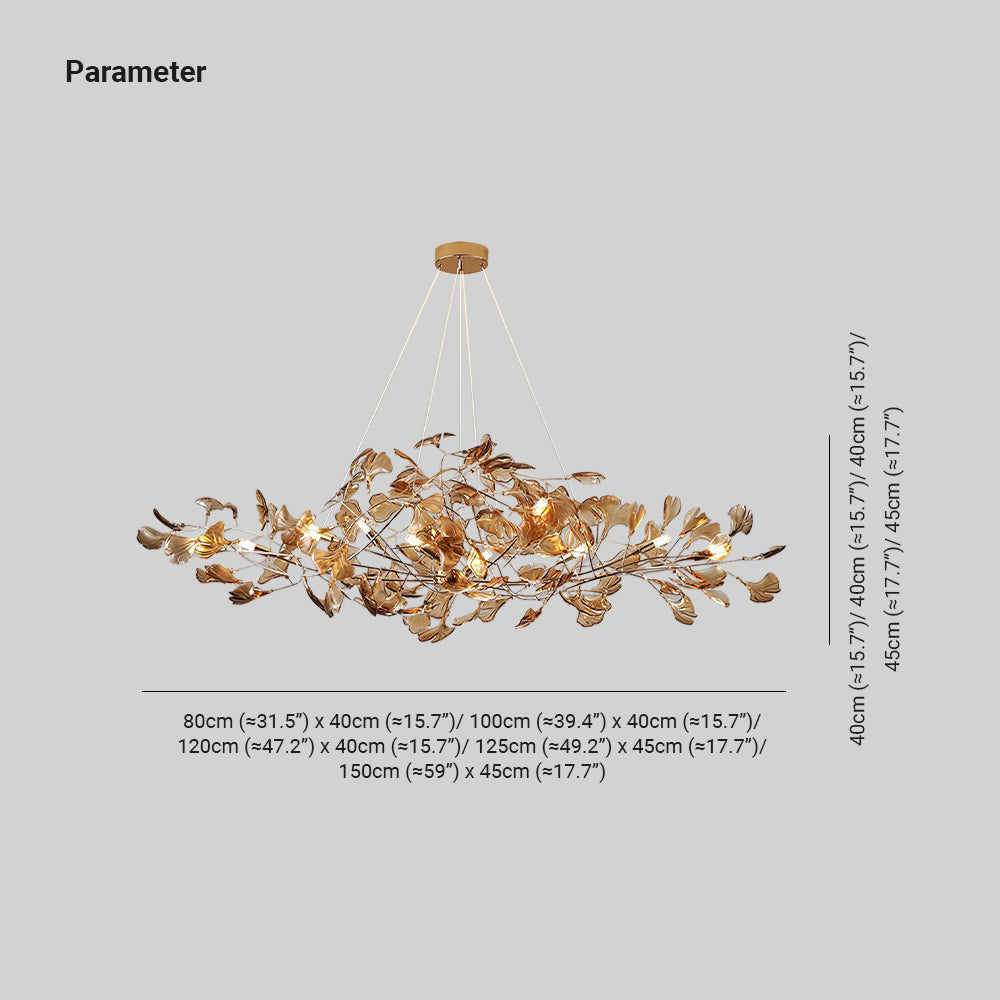Pinerus Ginkgo Chandeliers