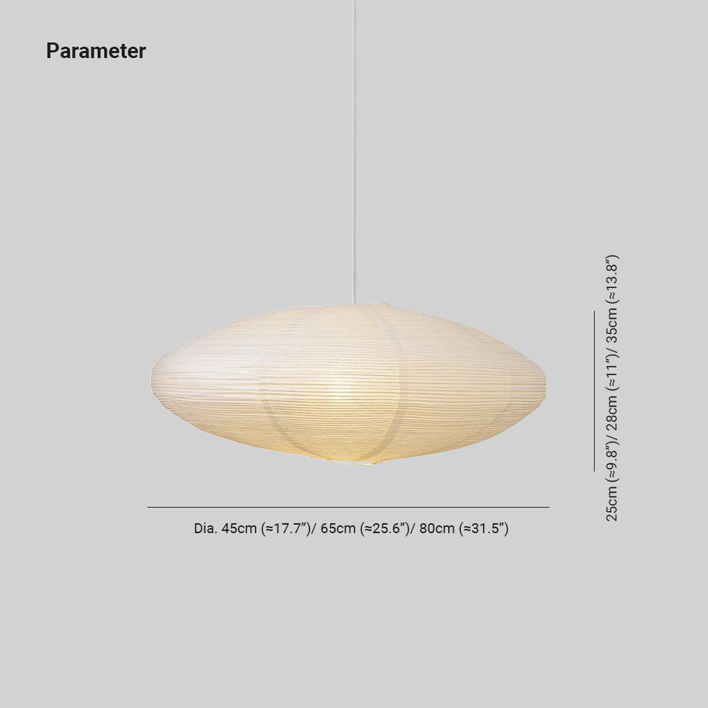 Nosirok Washi Paper Swag Pendant Light