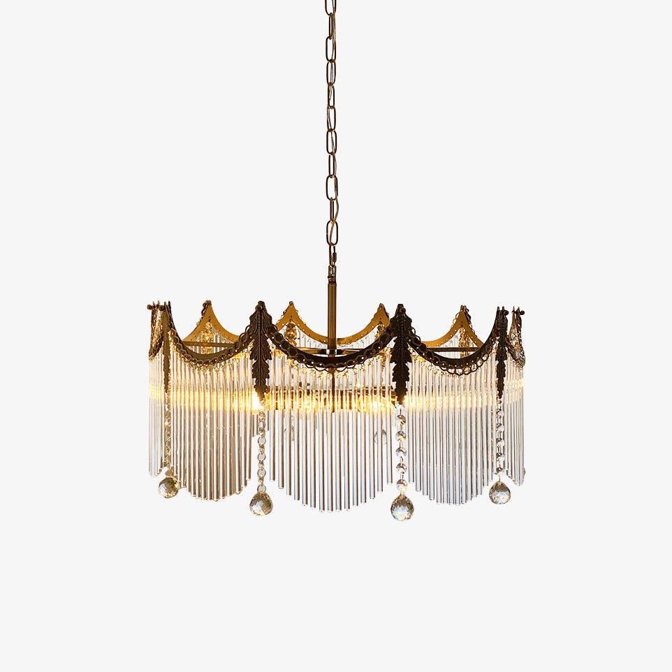 Higuvil Chandeliers Luxurious Glass Farmhouse