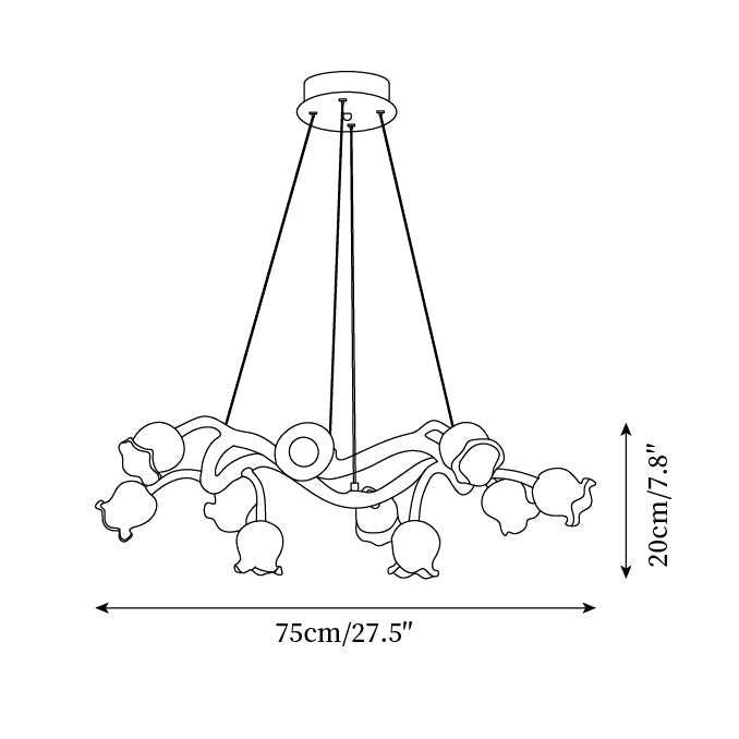 Rivivena Chandelier
