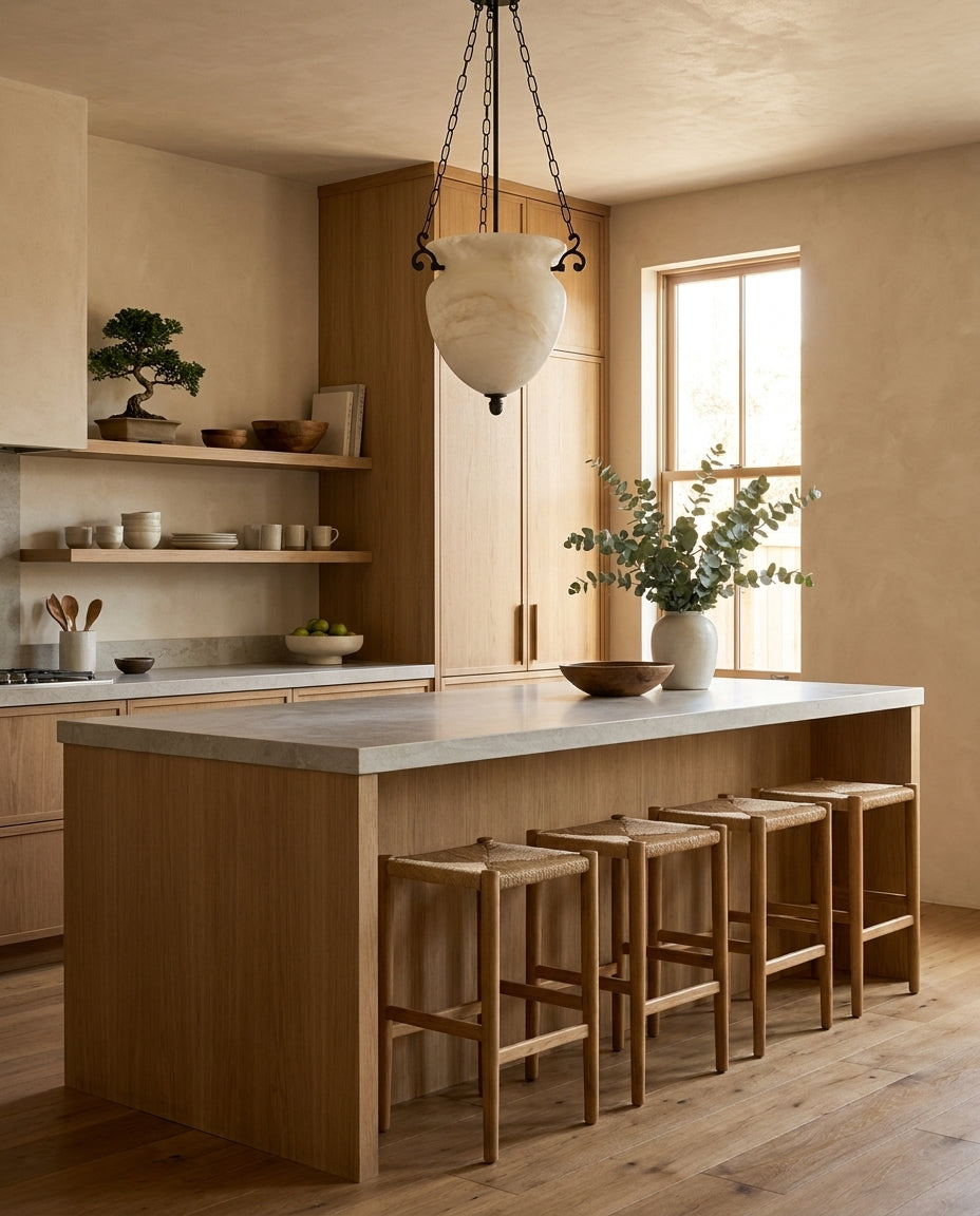 Ashcombe Alabaster Pendant Lamp