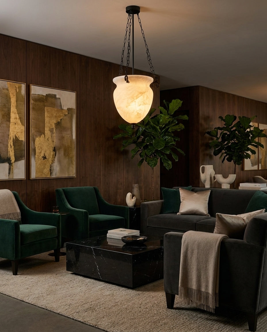 Ashcombe Alabaster Pendant Lamp