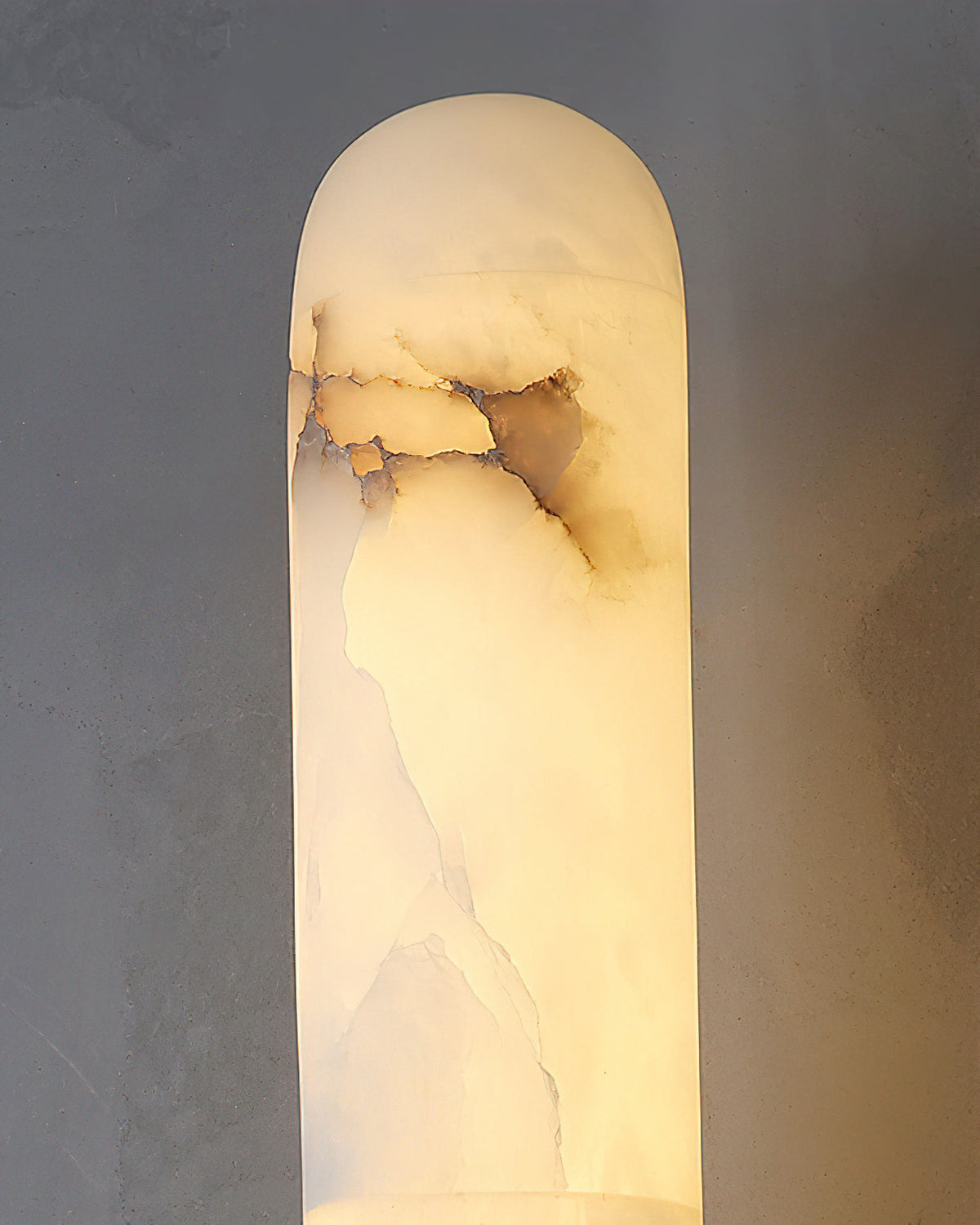 Alborette Alabaster Tube Wall Sconce