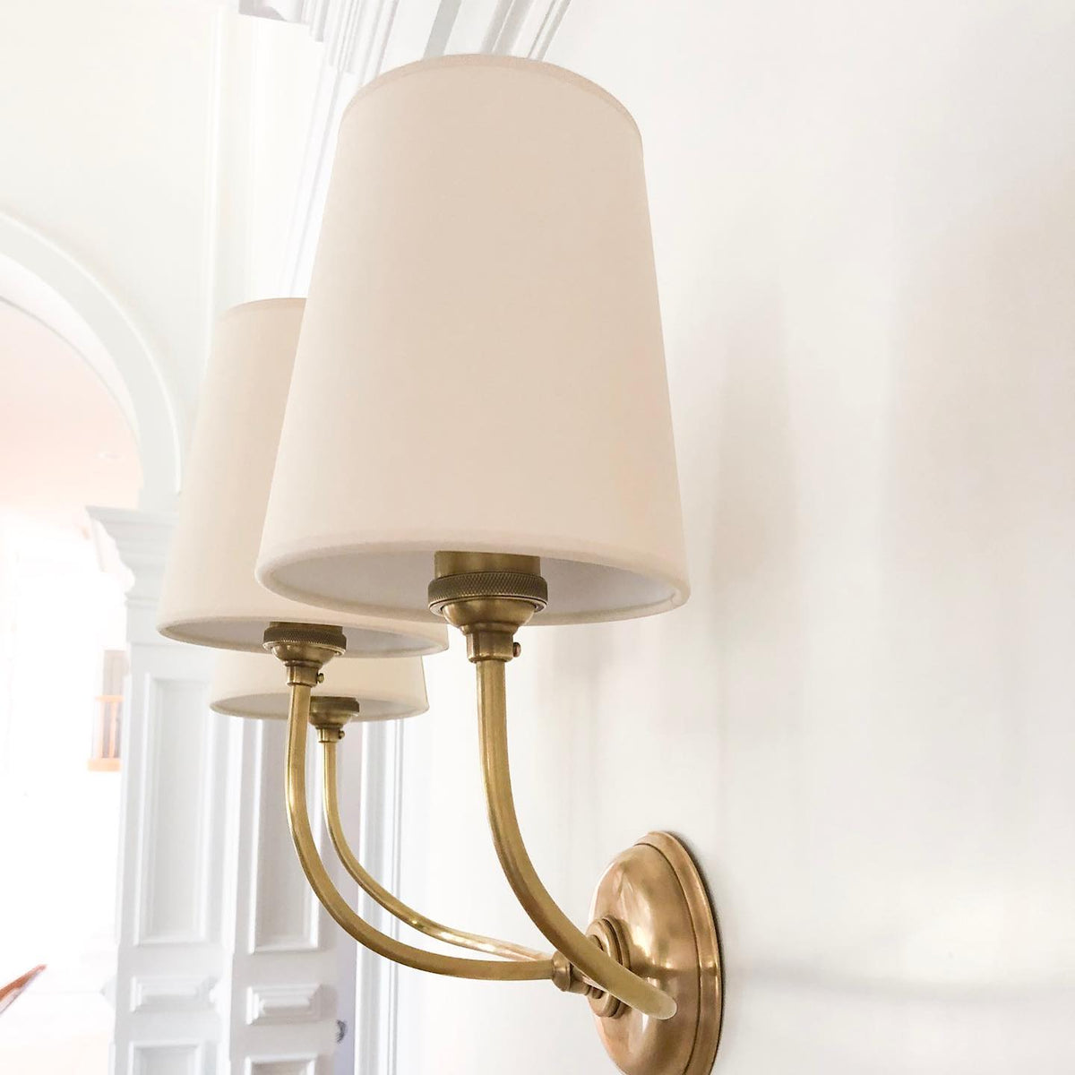 Pegedut Wall Lamp Black Bronze Fabric