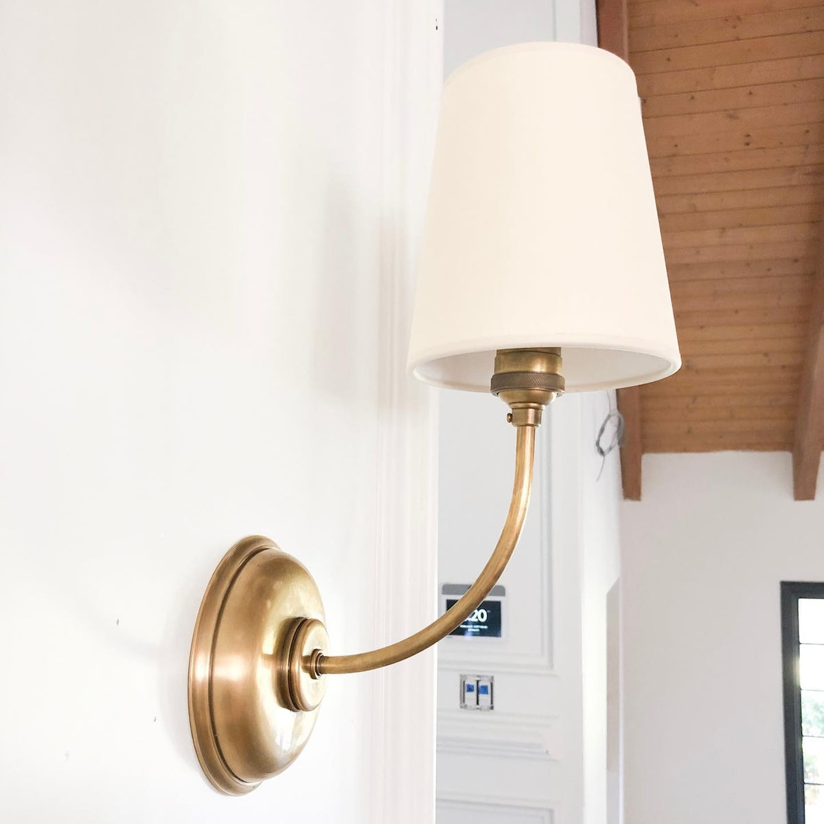 Pegedut Wall Lamp Black Bronze Fabric
