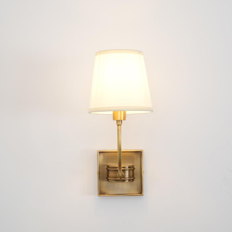 Pegedut Wall Lamp Black Bronze Fabric