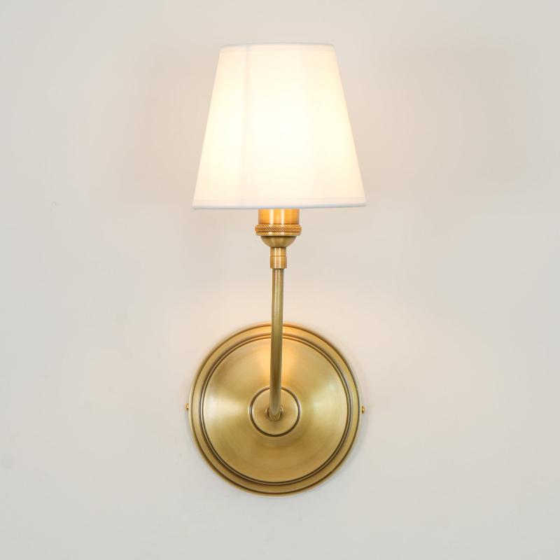 Pegedut Wall Lamp Black Bronze Fabric