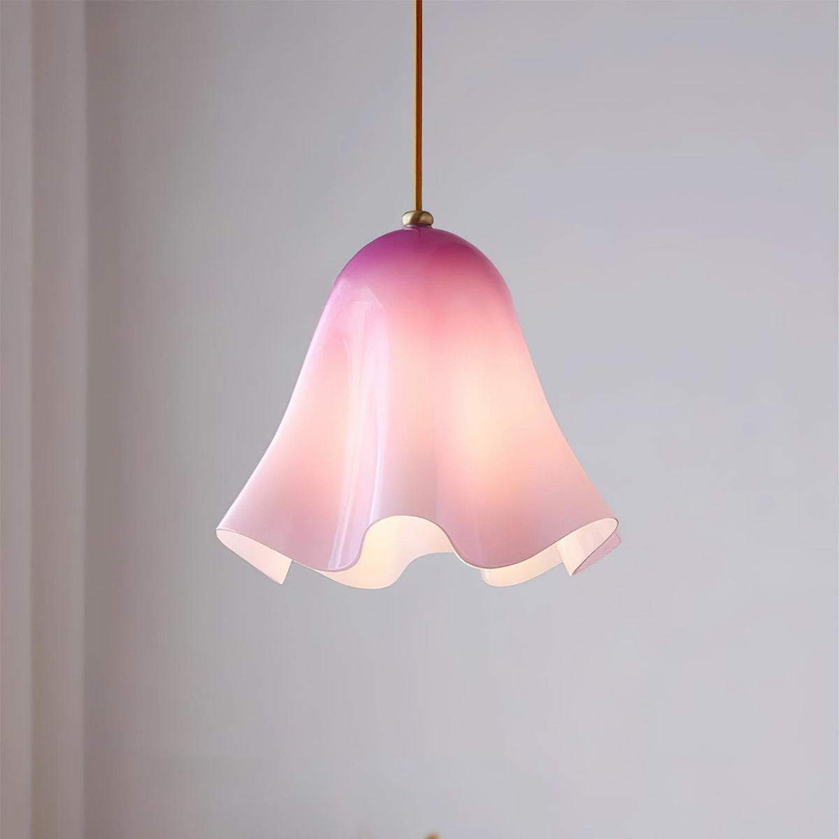 Arden Bell Glass Pendant Light