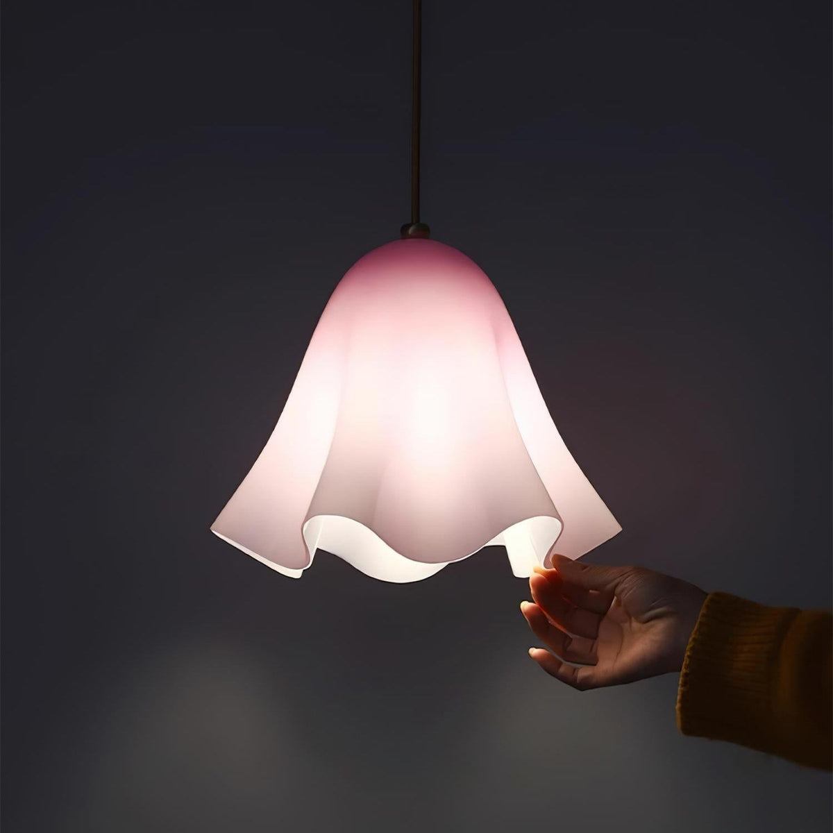 Arden Bell Glass Pendant Light