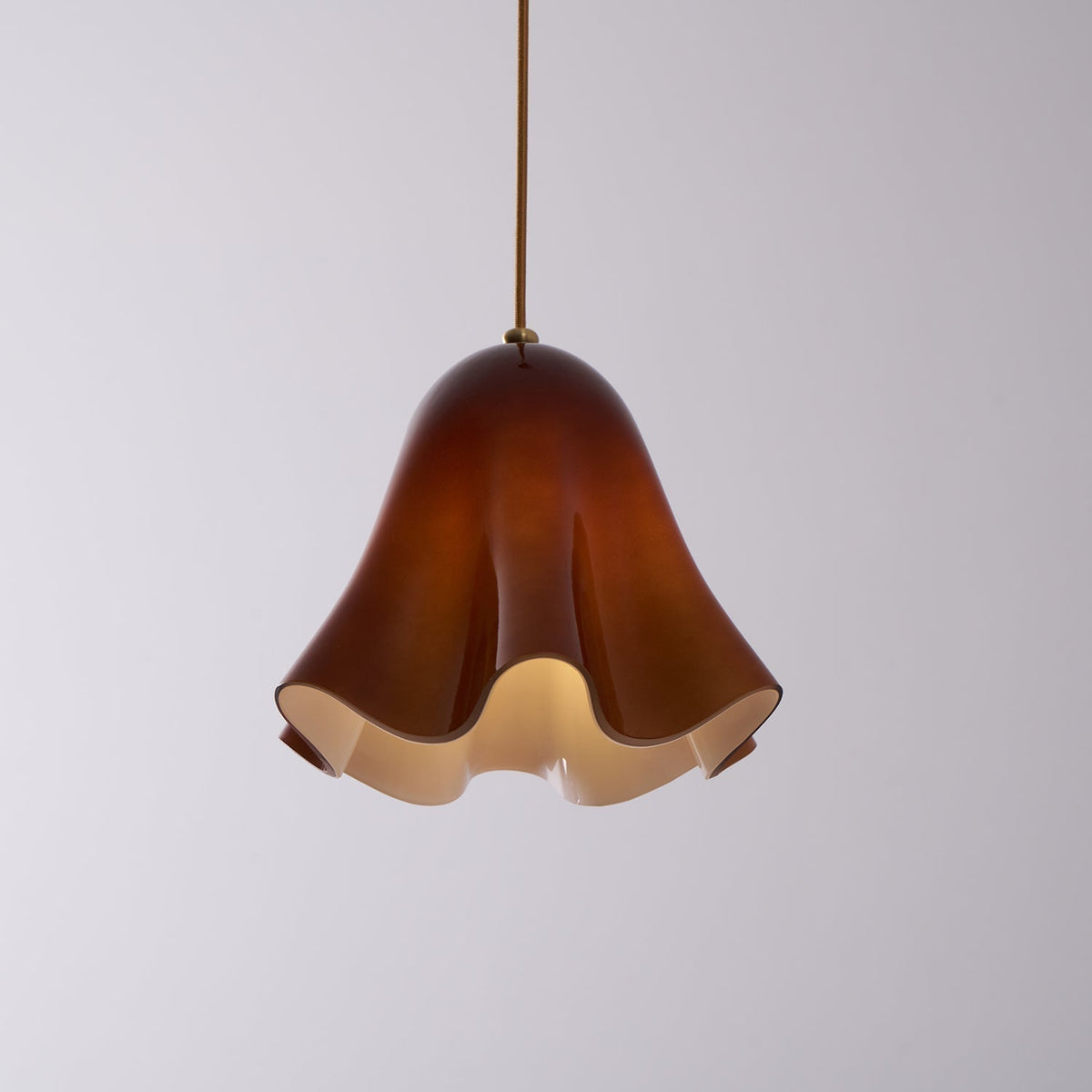 Arden Bell Glass Pendant Light