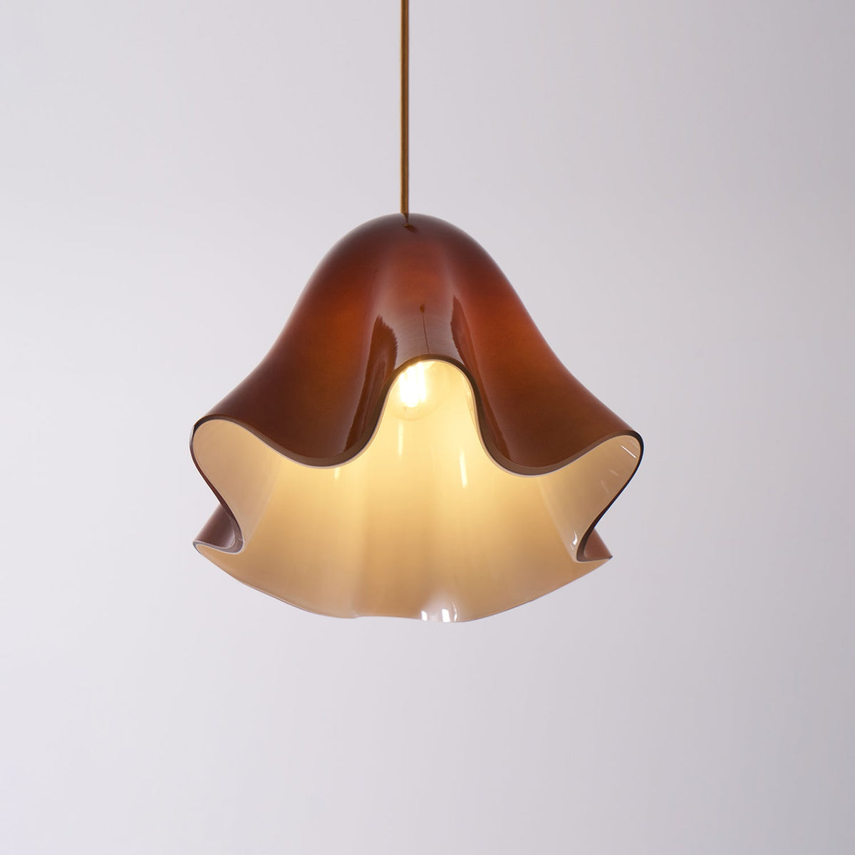 Arden Bell Glass Pendant Light