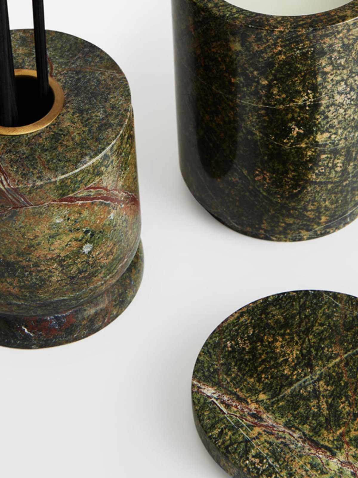 Verdant Stone Candle Holder