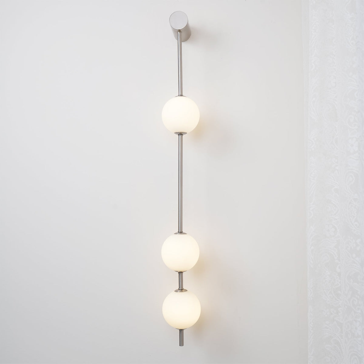 Soloiella Wall Lamp Vertical Balls Brass