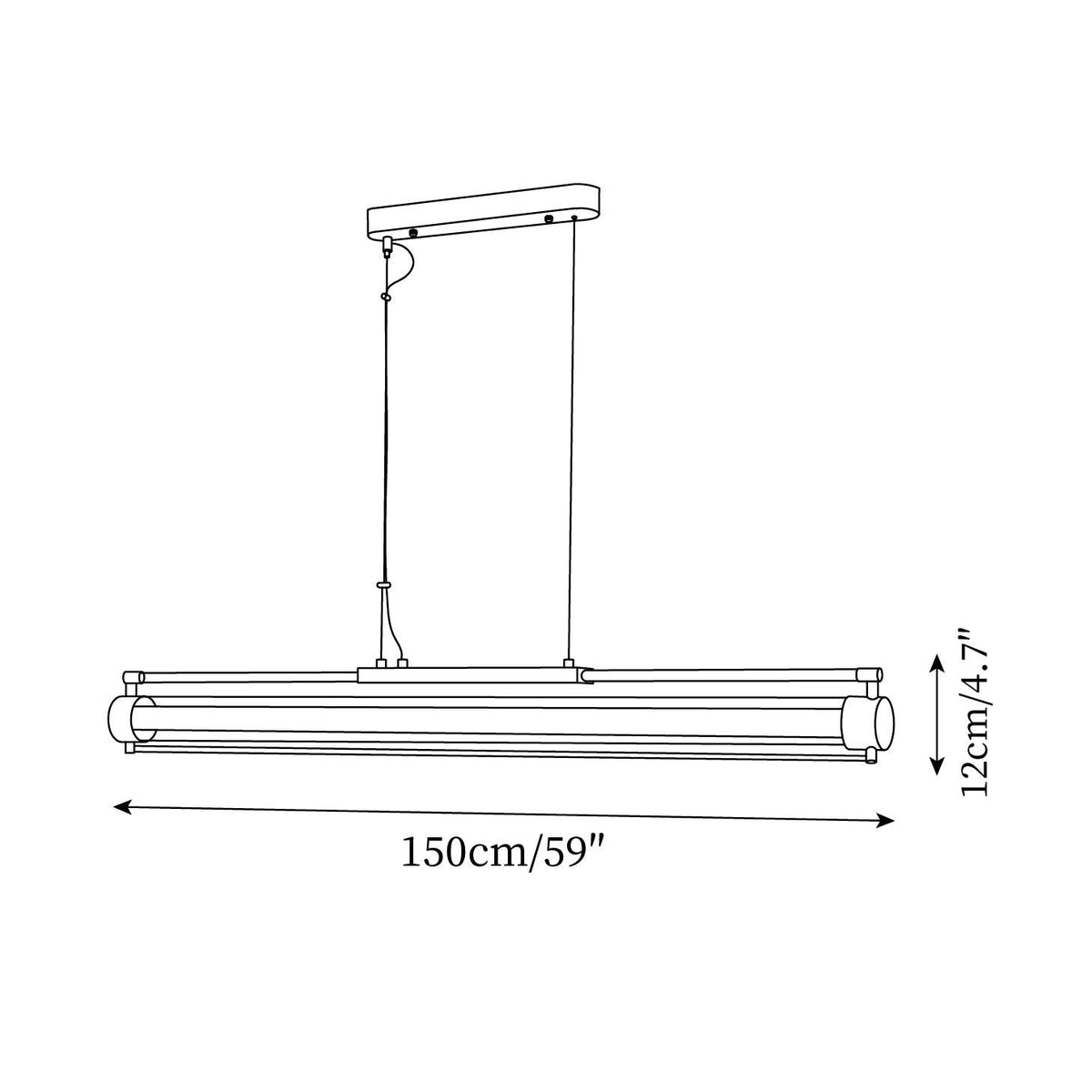 Deacal Linear Pendant Lamp