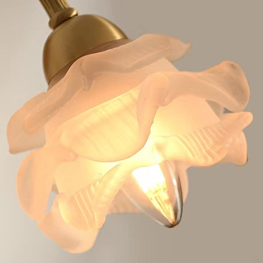 Pebusame Vintage Metal Glass Indoor Wall Lamp Bedroom Living Room