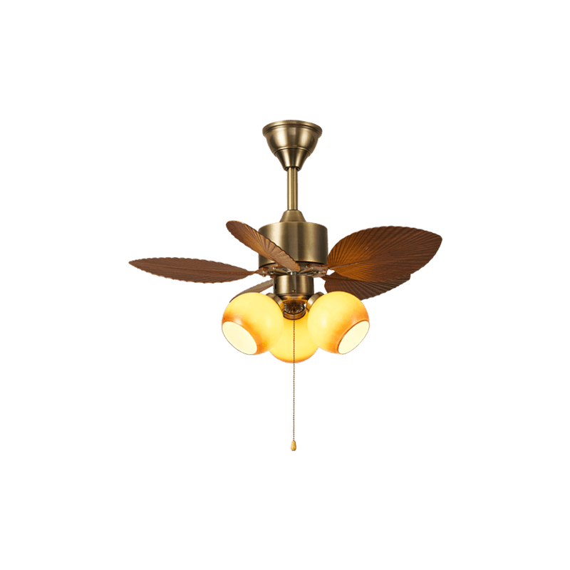 Miranira Vintage Leaf Ceiling Fan Light