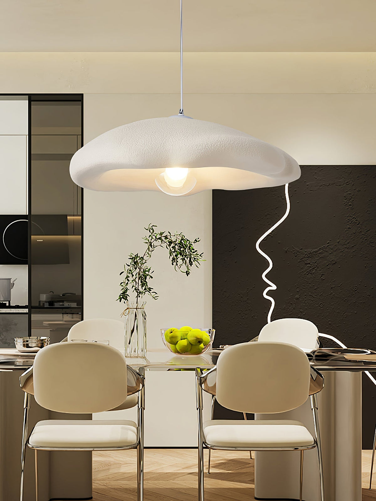 Nylire Modern Minimalist Art Plastic Pendant Light