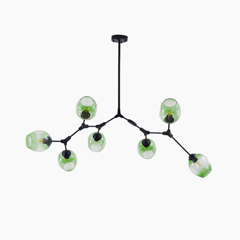 Zerin Nordic Modern Glass Pendant Light Clear Bubble-Neutral Decor