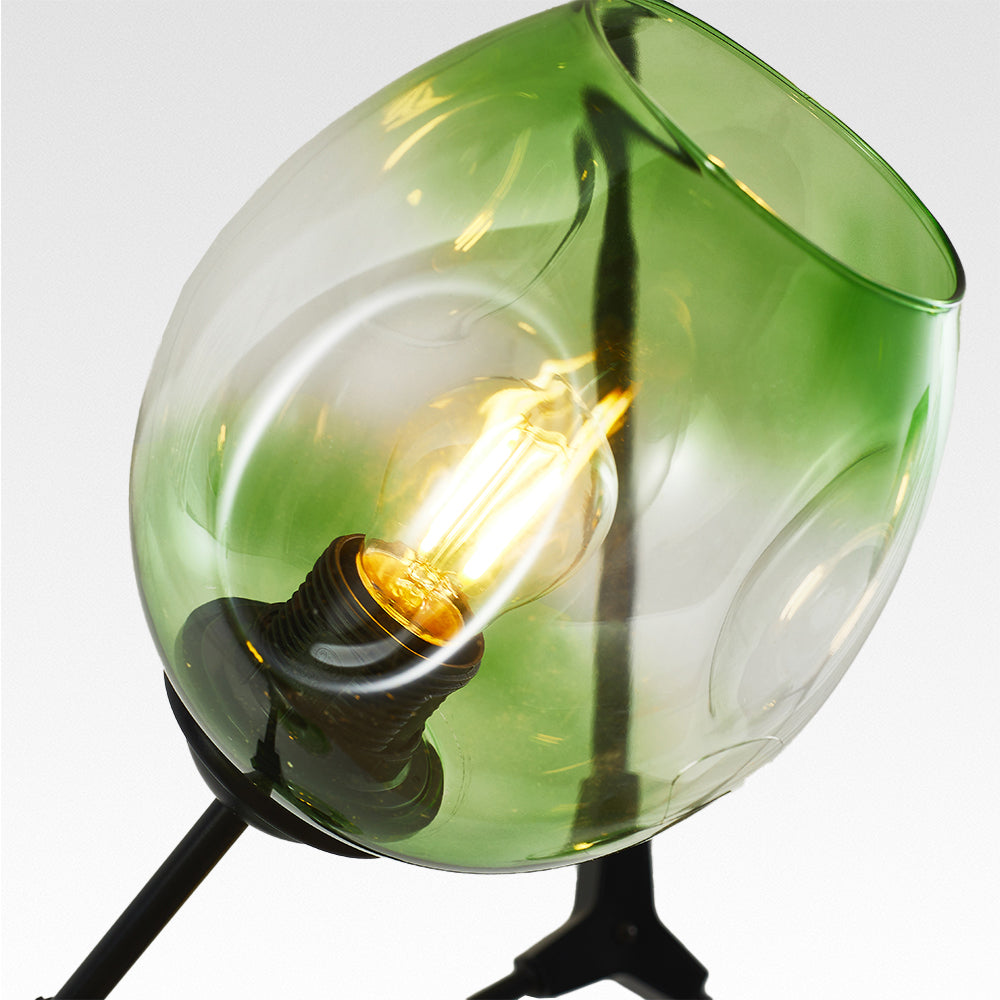 Zerin Nordic Modern Glass Pendant Light Clear Bubble-Neutral Decor