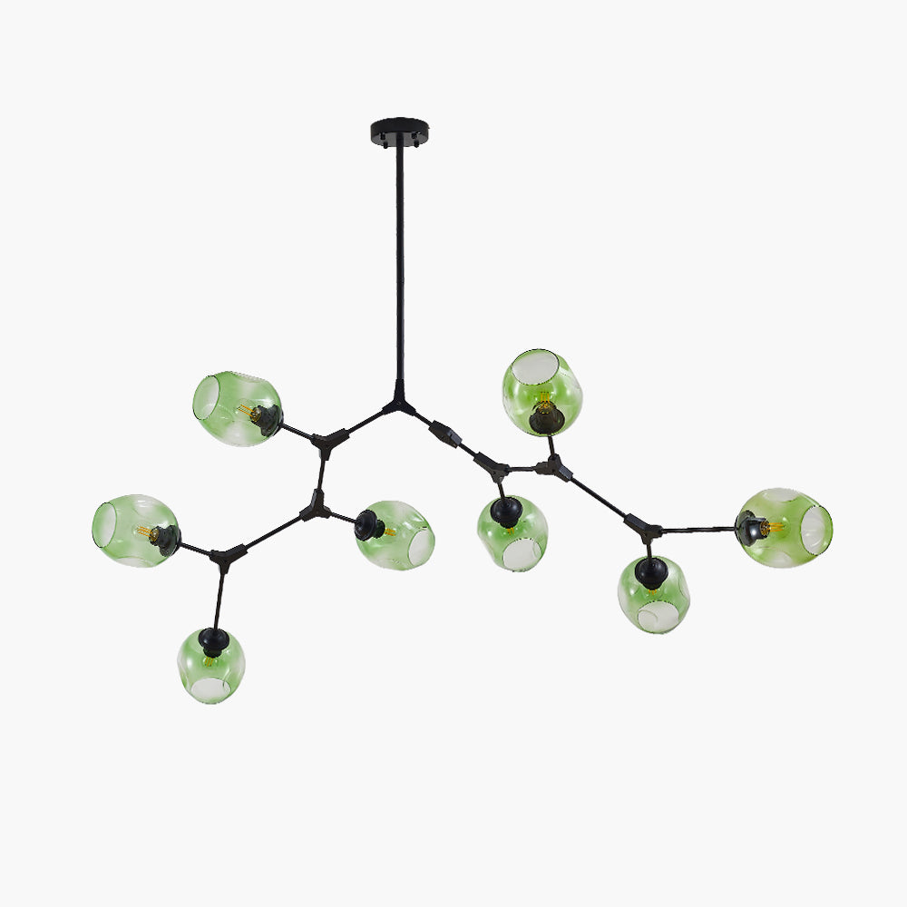 Zerin Nordic Modern Glass Pendant Light Clear Bubble-Neutral Decor