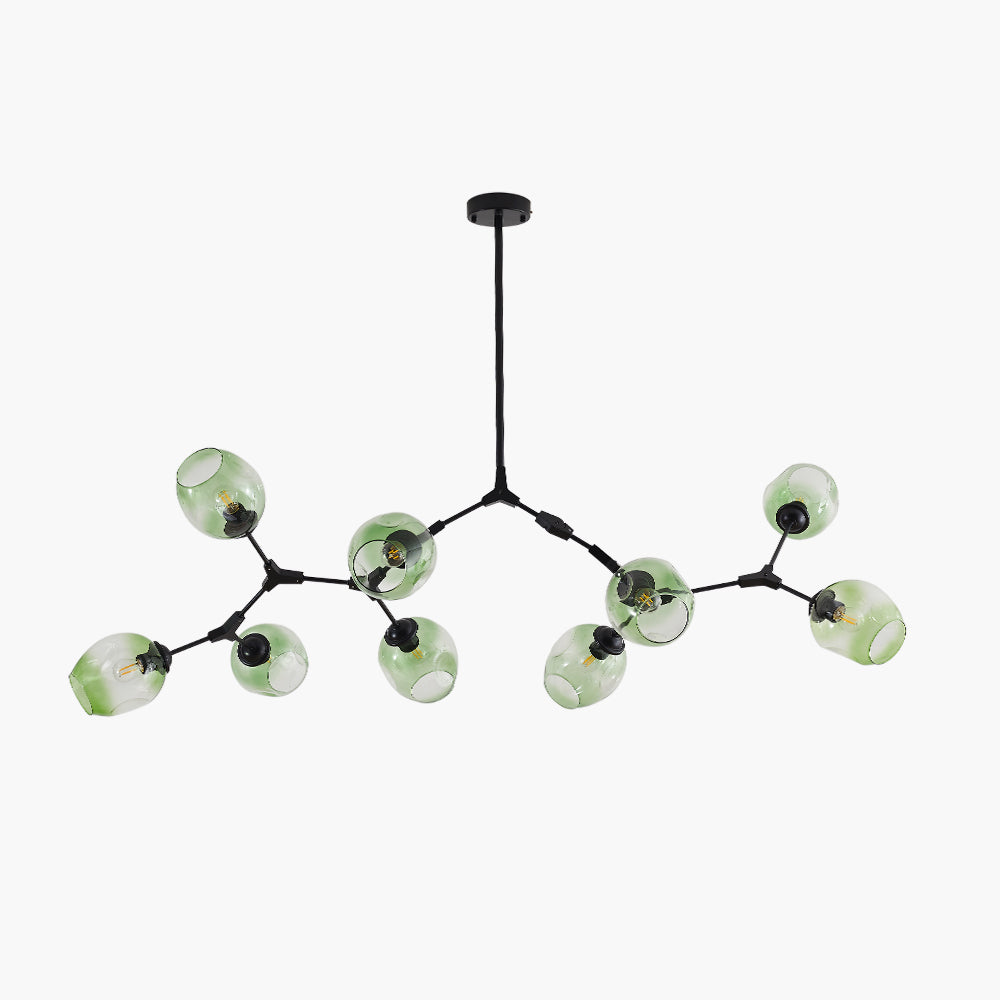 Zerin Nordic Modern Glass Pendant Light Clear Bubble-Neutral Decor