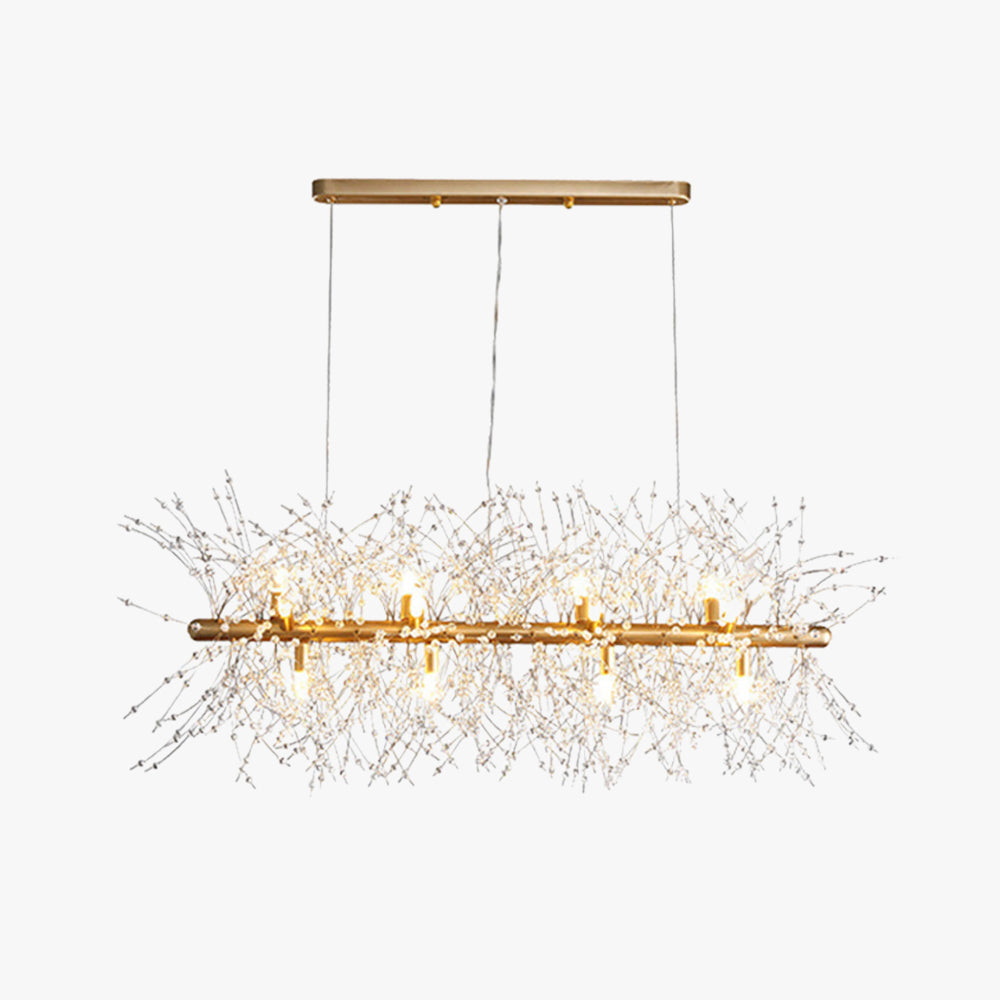 Jinatem Creative Art Chandelier Crystal Pendant Light for Dining Room