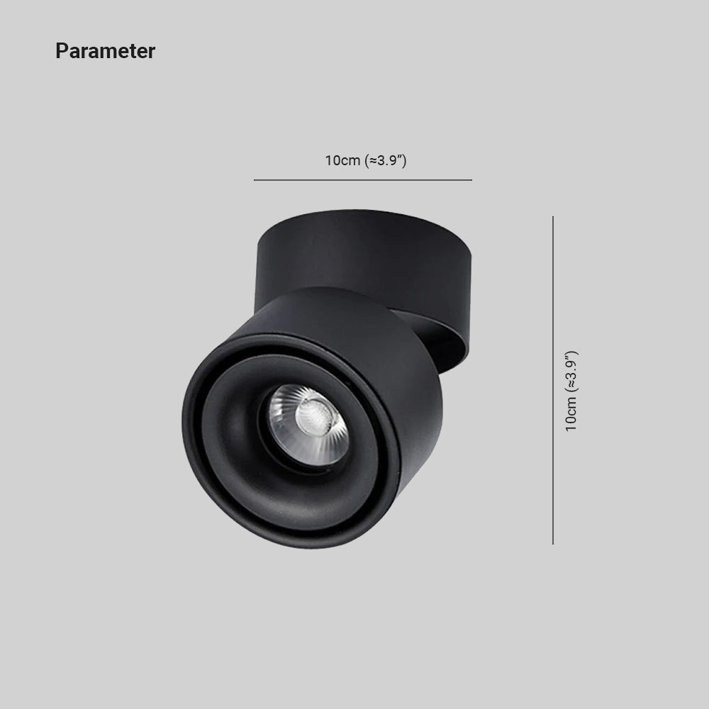 Tavenil Round Rotatable Ceiling Light Spotlight
