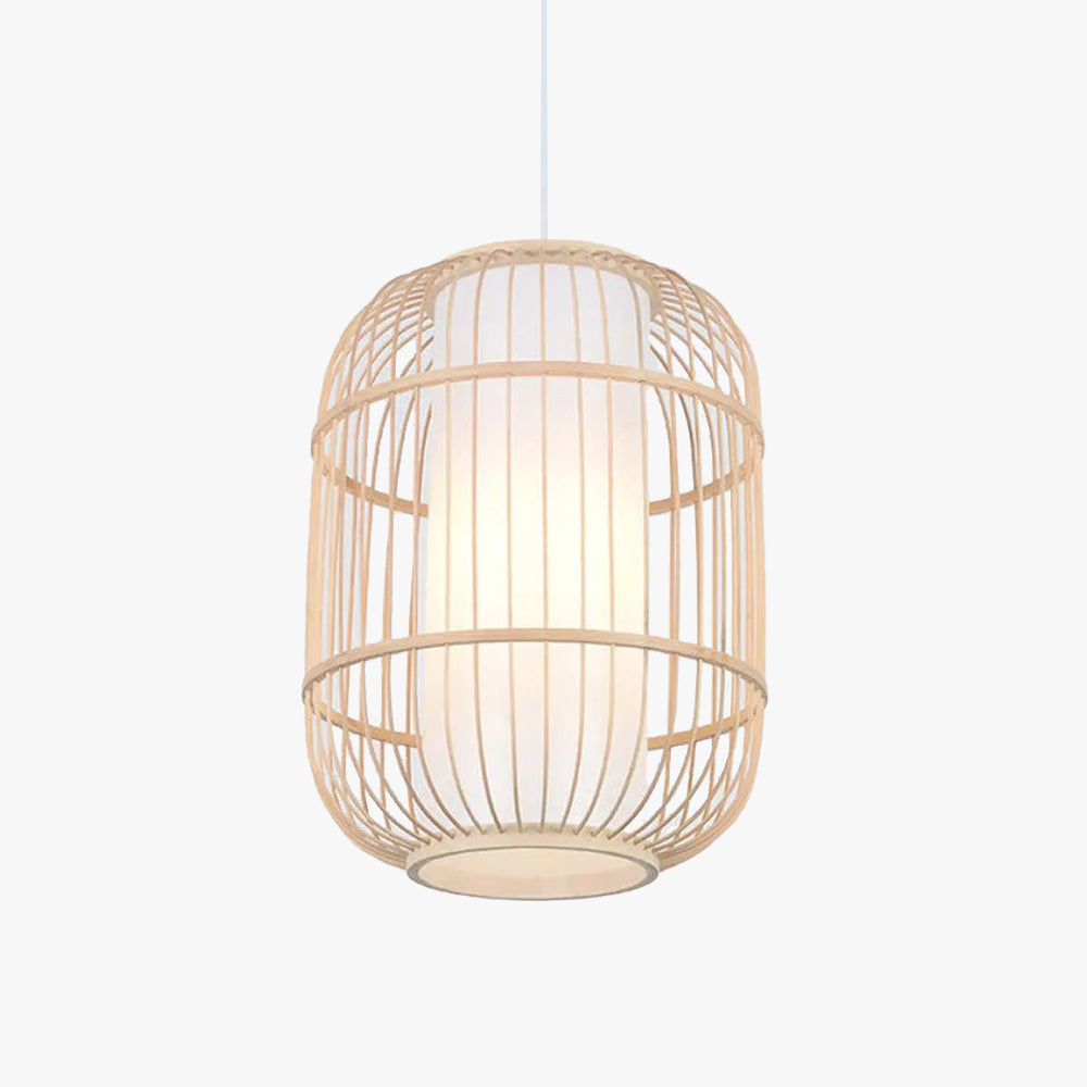 Taven Hand-Woven Knitted Rattan Bamboo Vintage Pendant Light-Neutral Decor