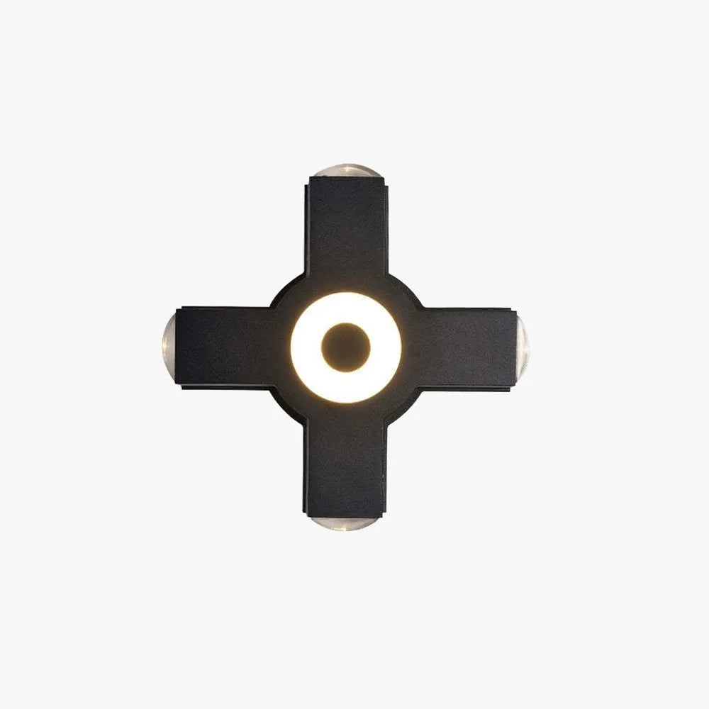 Vexor Wall Light Modern Waterproof Cross Outdoor Garden/Corridor-Neutral Decor