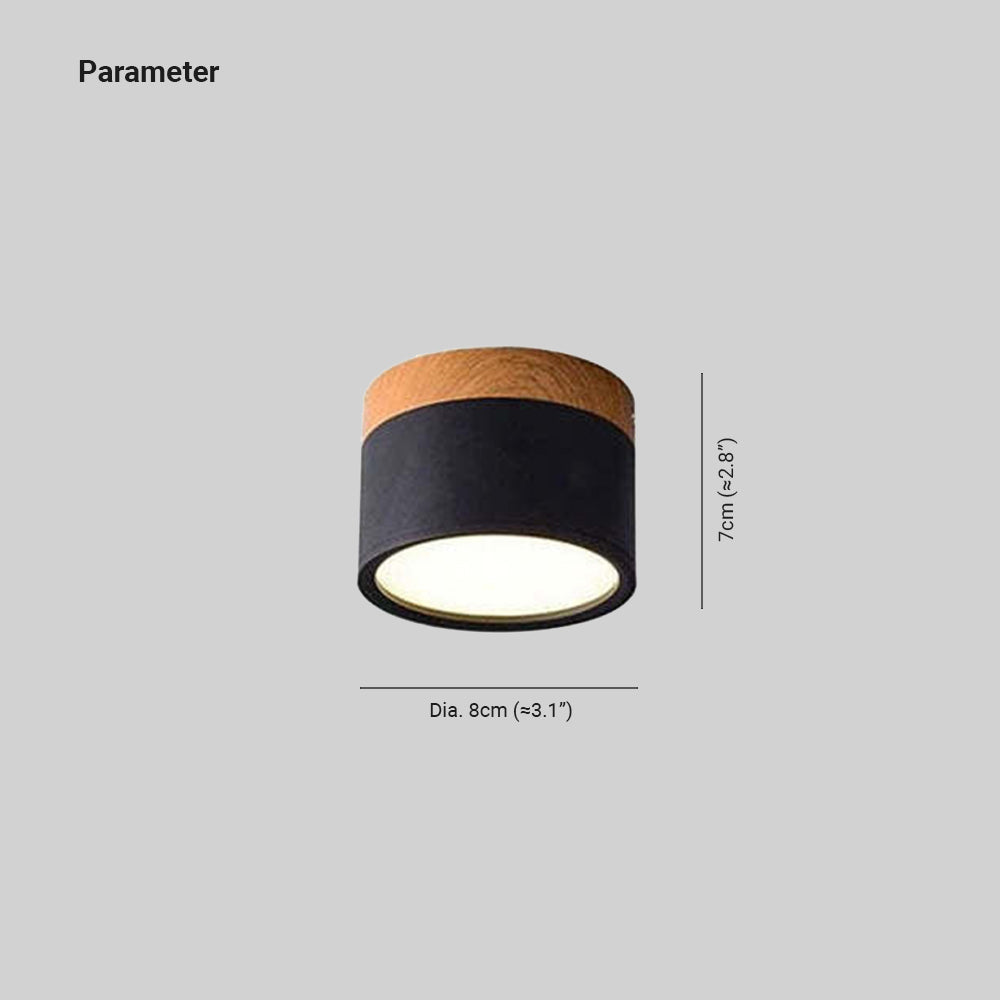 Luxin Cylindrical Flush Mount Ceiling Light-Neutral Decor