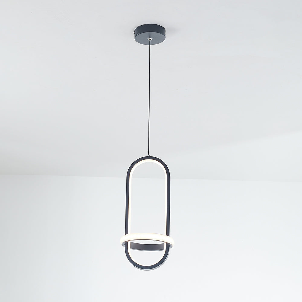 Bikelut Modern Minimalist LED Ring Pendant Light Bedsides