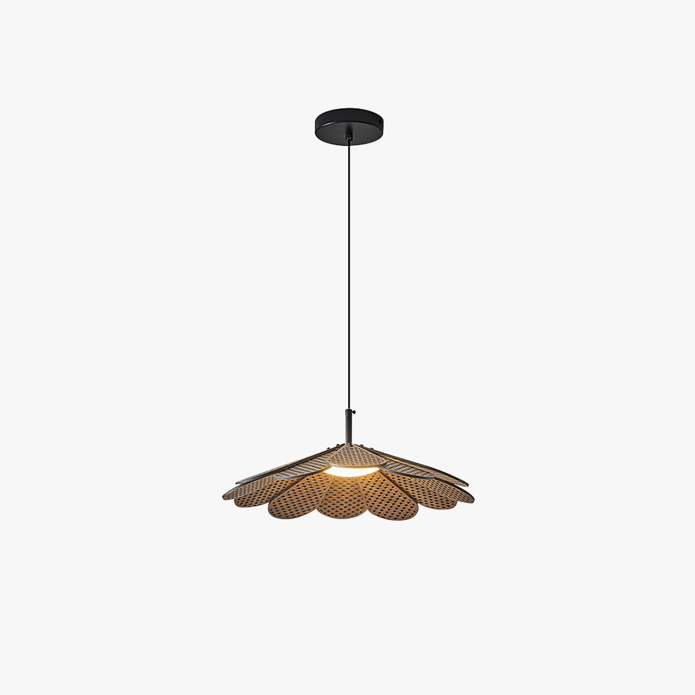 Vokipod Vintage LED Pendant Light Walnut Wood Bedroom/Bar/Tea Room