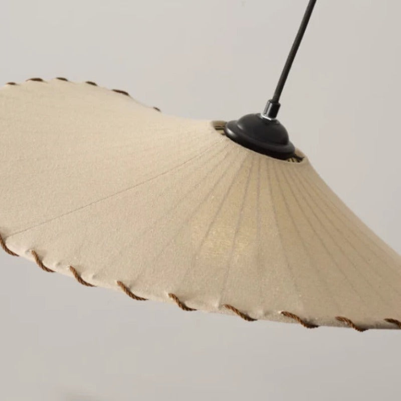 Koligoma Wabi-Sabi Retro LED Pendant Light Fabric/Metal Dining/Living Room