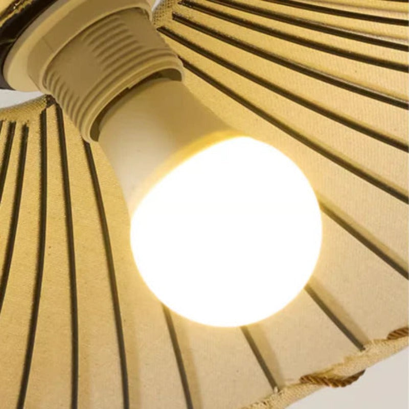 Koligoma Wabi-Sabi Retro LED Pendant Light Fabric/Metal Dining/Living Room