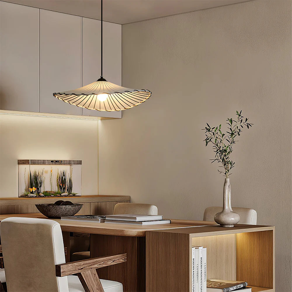 Koligoma Wabi-Sabi Retro LED Pendant Light Fabric/Metal Dining/Living Room