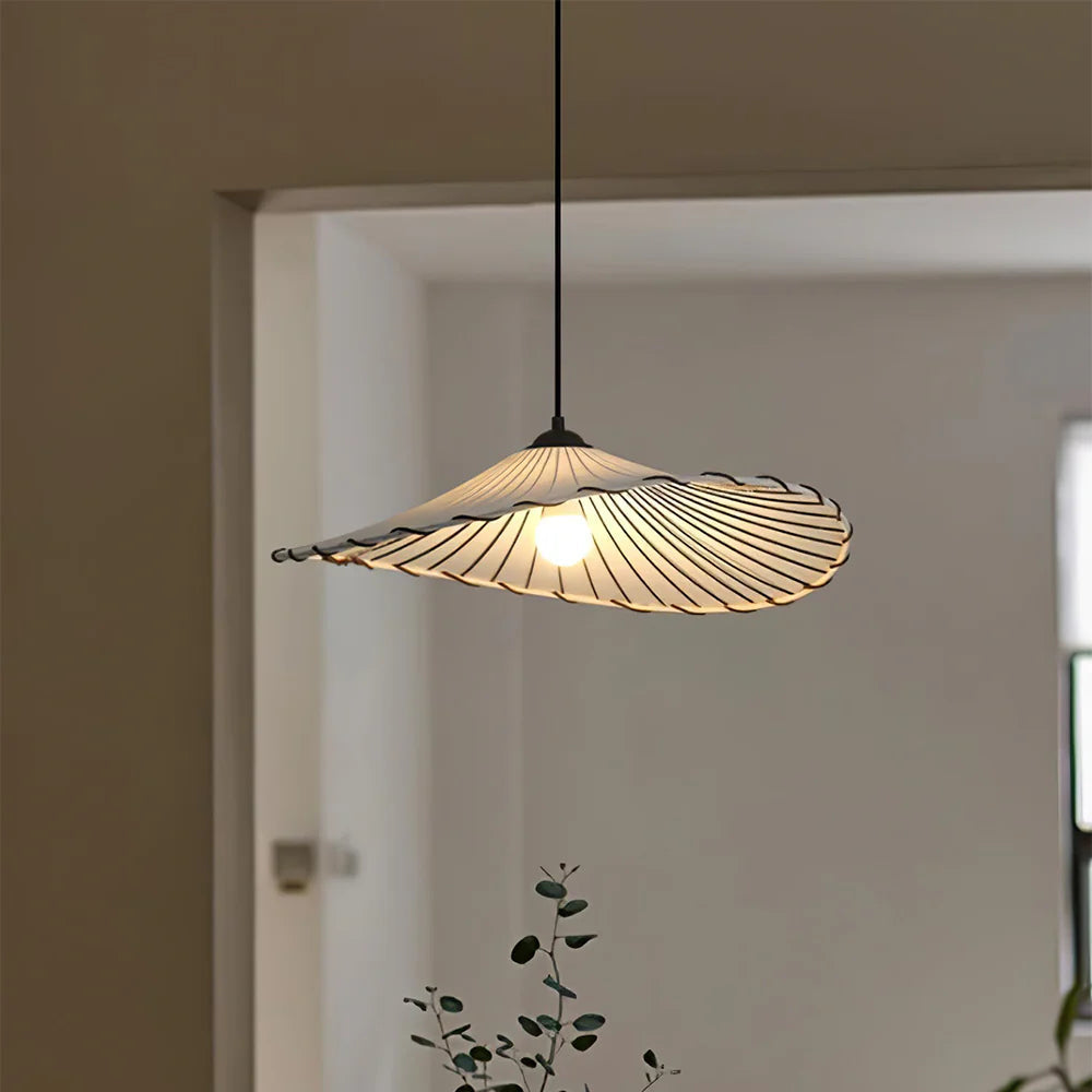 Koligoma Wabi-Sabi Retro LED Pendant Light Fabric/Metal Dining/Living Room