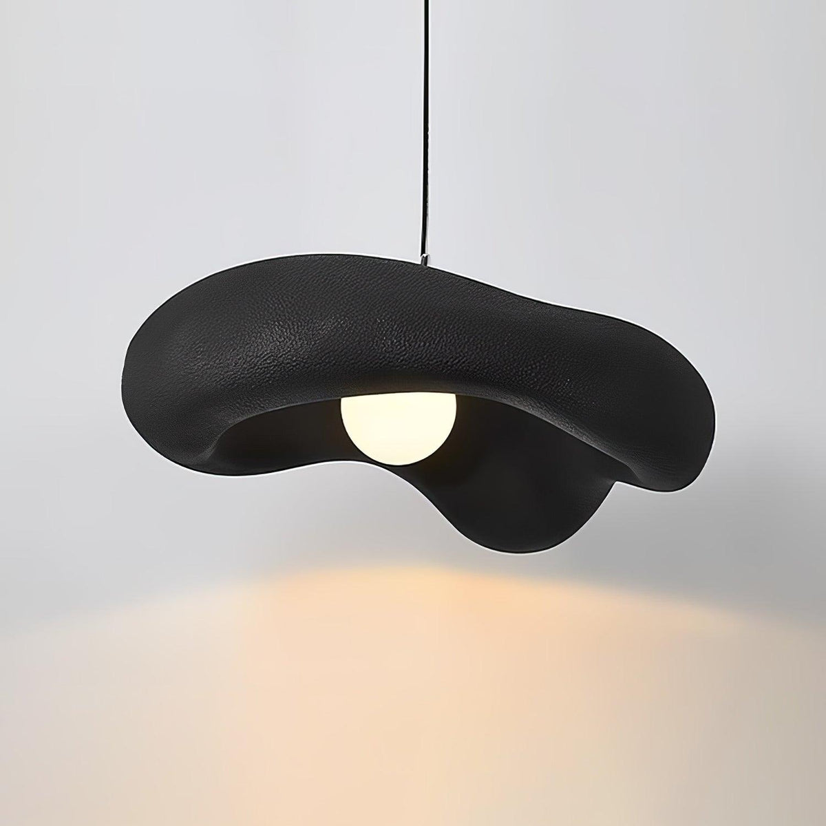 Pendant Lamp Resin in Organic Shape for Modern Interiors Natural