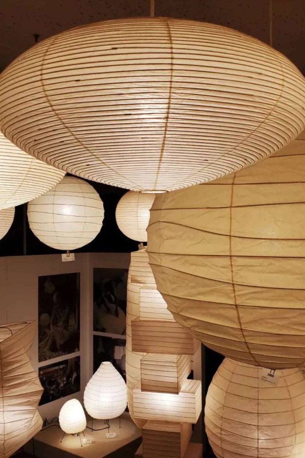 Piairaine Washi Paper 15A Pendant Light