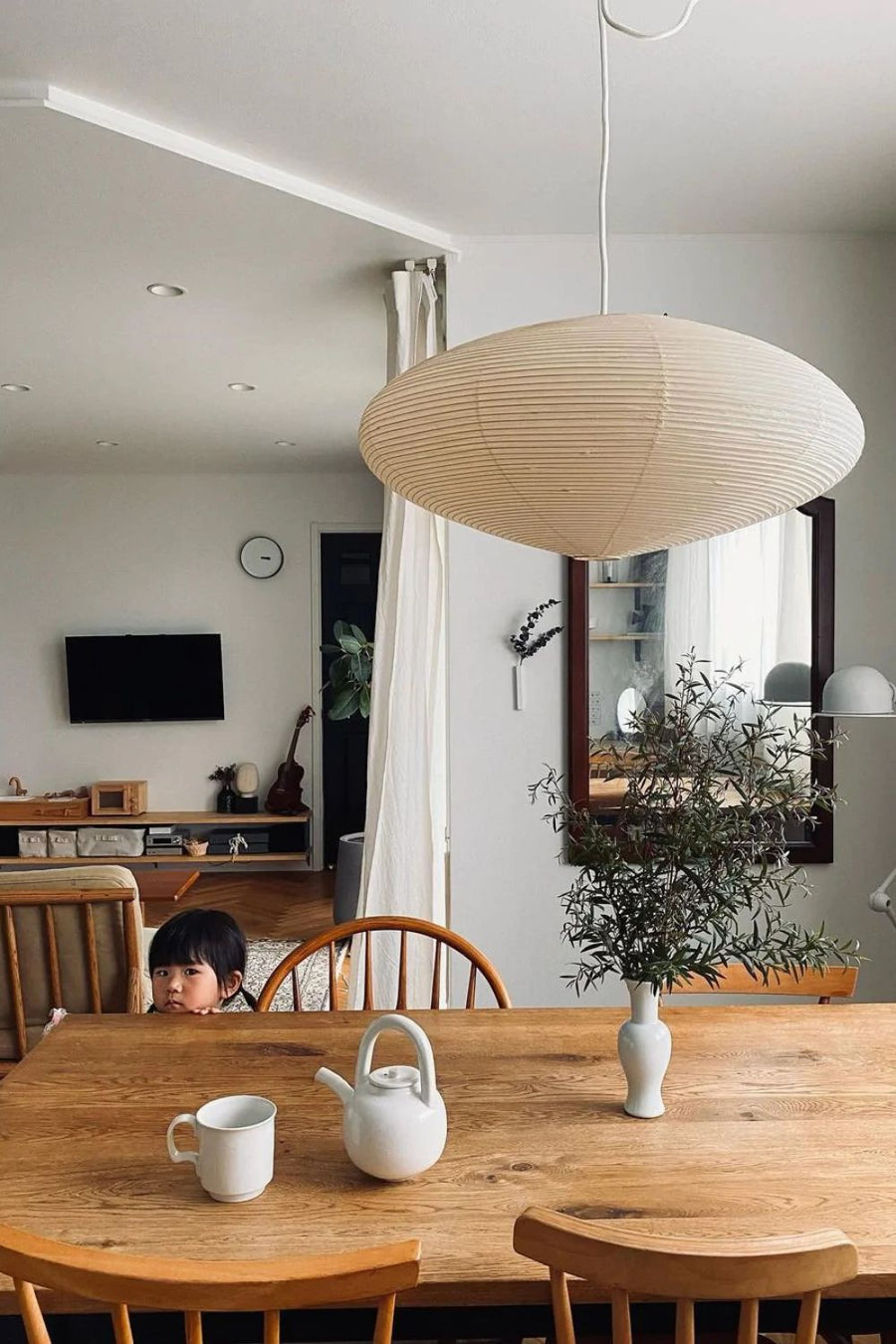 Piairaine Washi Paper 15A Pendant Light
